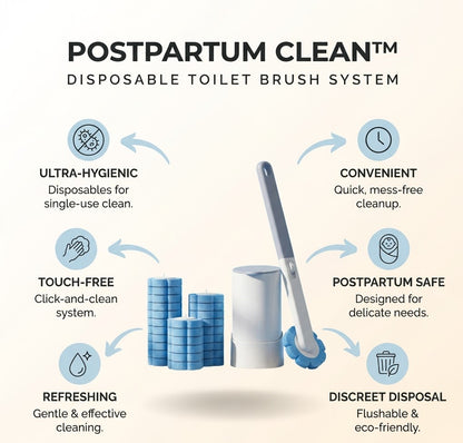 The PostPartum Disposable Toilet Brush