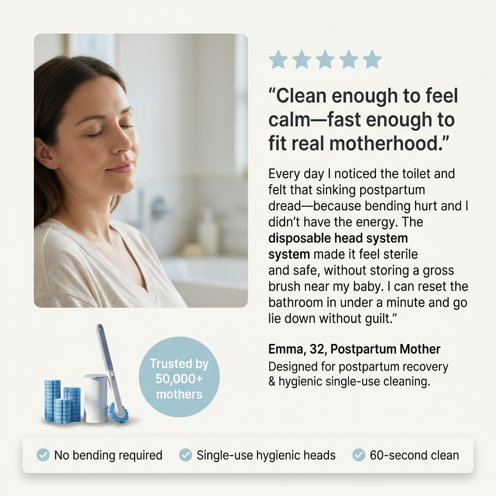 The PostPartum Disposable Toilet Brush