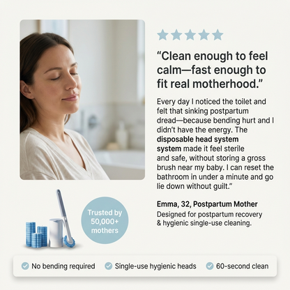 The PostPartum Disposable Toilet Brush