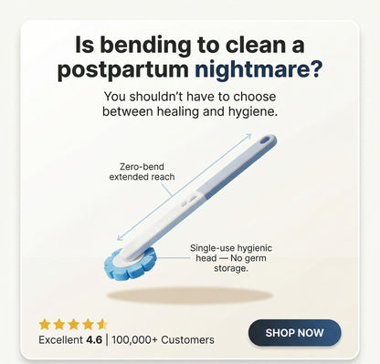 The PostPartum Disposable Toilet Brush